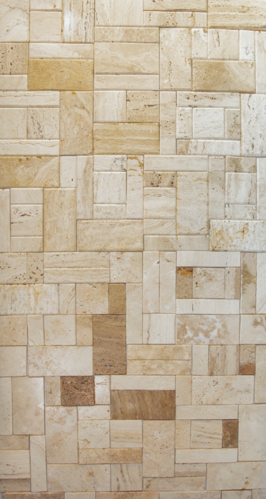 سنگ مصنوعی تراورتن براش کرم